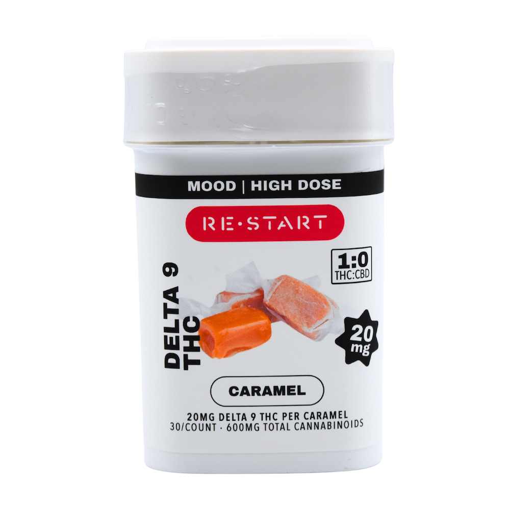 Delta 9 THC 20MG Caramels / 30-count